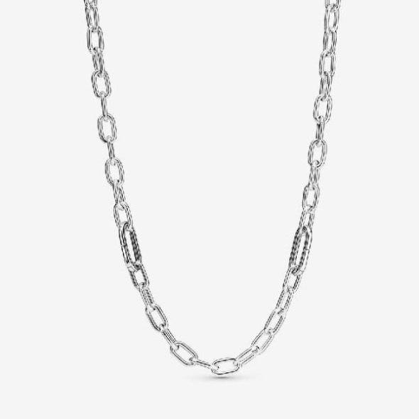 ME Silver Link Chain Necklace Pandora CA