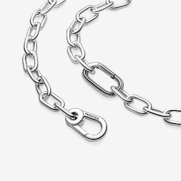 ME Silver Link Chain Necklace Pandora CA