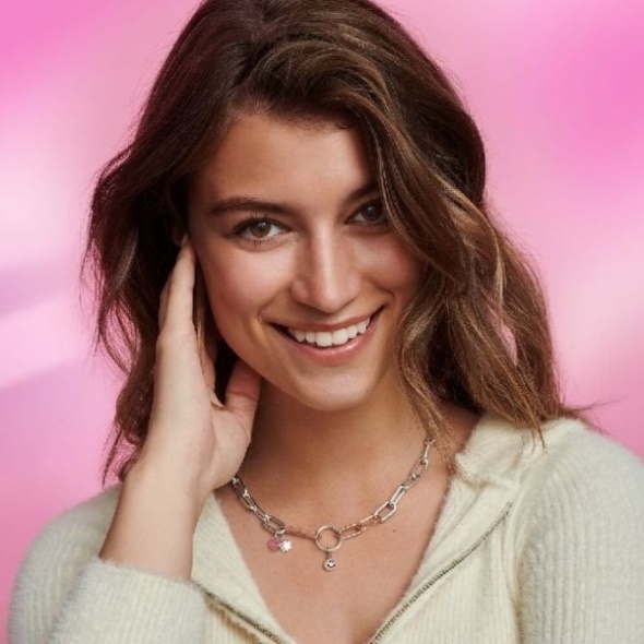 ME Silver Link Chain Pandora CA Necklace