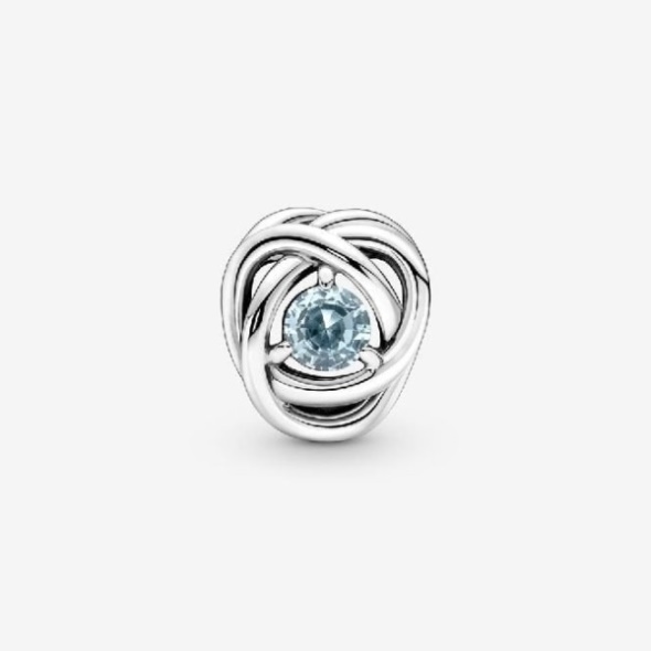 March Birthstone Eternity Circle Charms Pandora CA