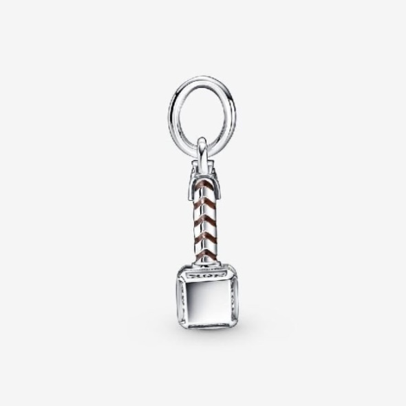 Marvel The Avengers Thor\s Mjolnir Hammer Dangle Charms Pandora CA