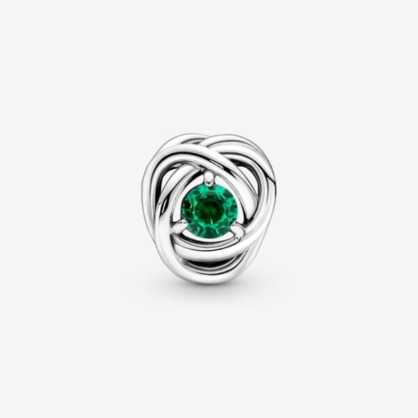 May Green Eternity Circle Charm Pandora CA