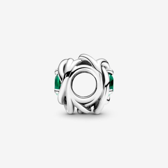 May Green Eternity Circle Charm Pandora CA