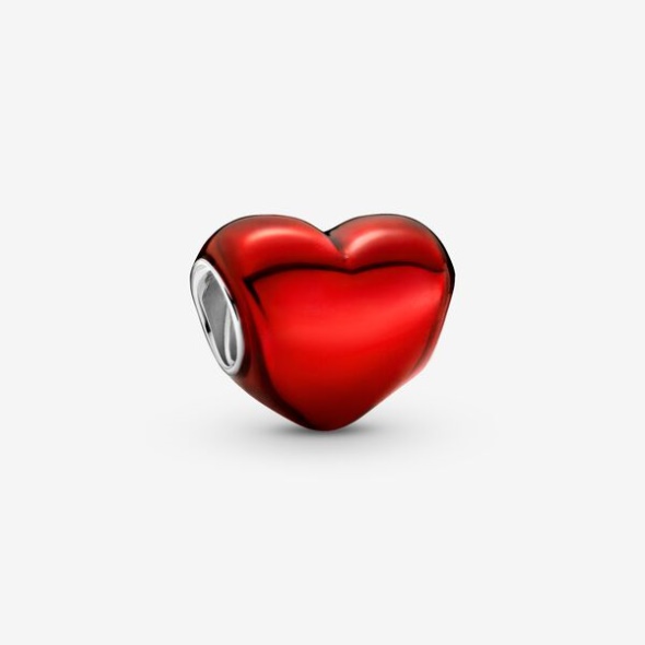 Metallic Red Heart Charm Pandora CA
