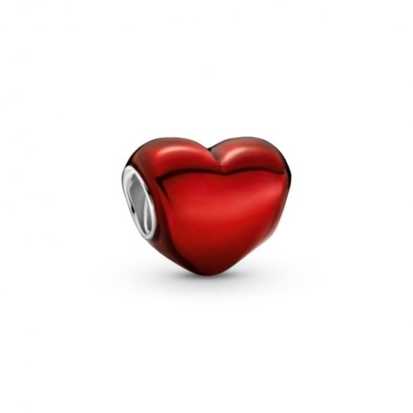 Metallic Red Heart Charms Pandora CA