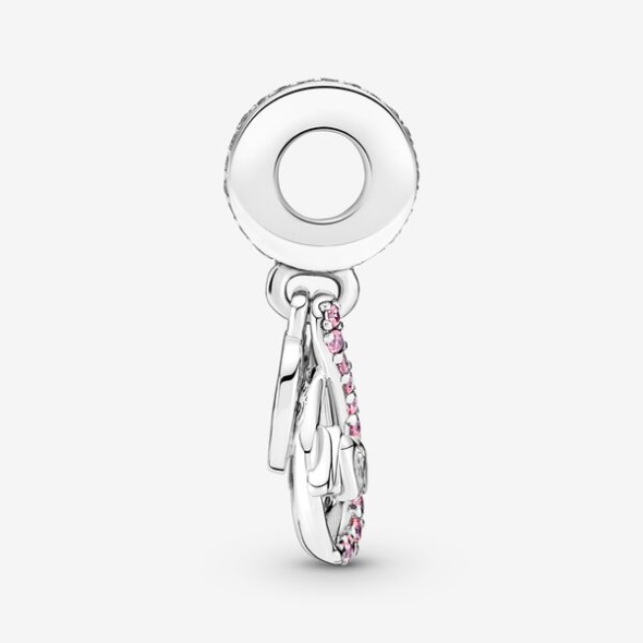 Mom Infinity Pave Double Dangle Charm Pandora CA