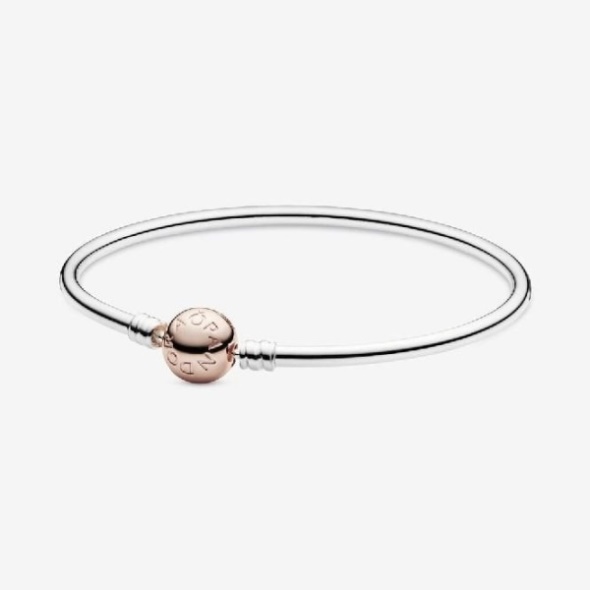 Moments Bangle with Rose Clasp Pandora CA