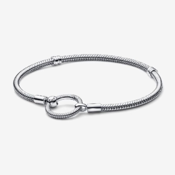 Moments Brand Pandora CA O Closure Snake Chain Bracelet
