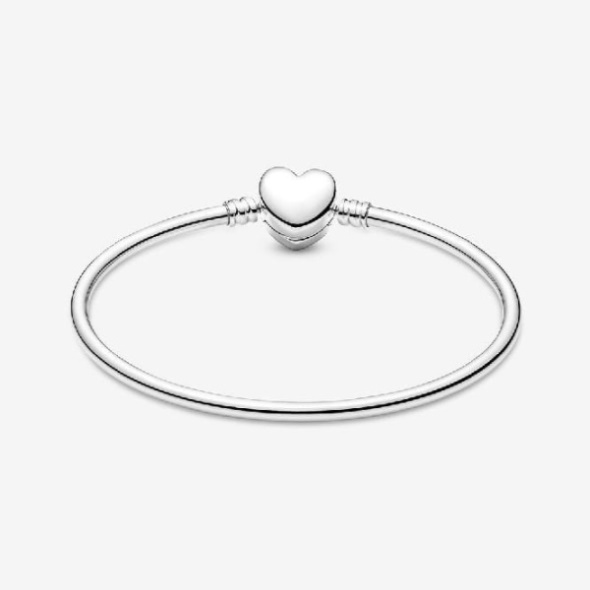 Moments Entwined Infinite Hearts Clasp Bangle Pandora CA