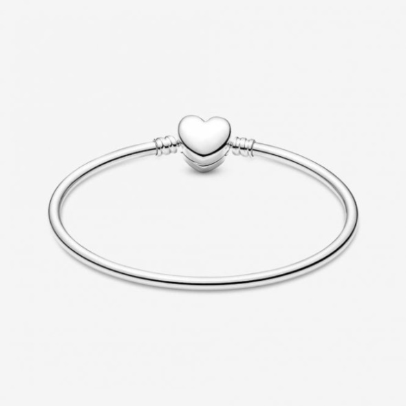 Moments Entwined Pandora CA Infinite Hearts Clasp Bangle