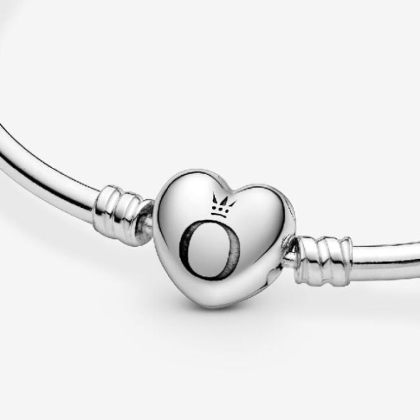 Moments Heart Clasp Bangle Pandora CA