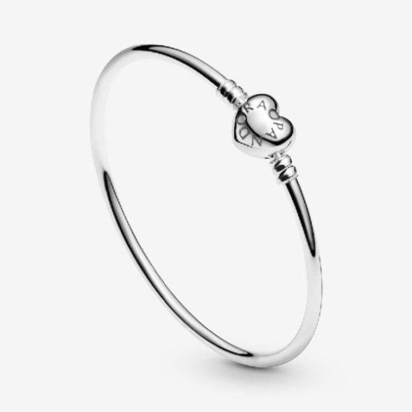 Moments Heart Clasp Pandora CA Bangle