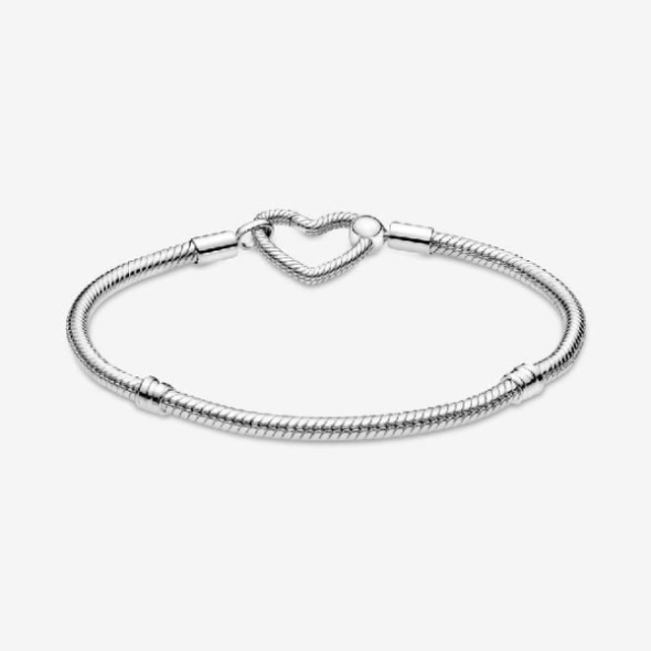 Moments Heart Closure Snake Brand Pandora CA Chain Bracelet