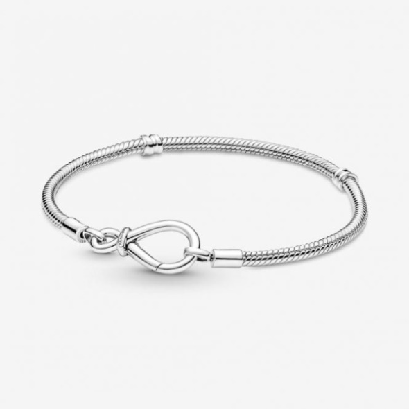 Moments Infinity Knot Snake Chain Bracelet Brand Pandora CA