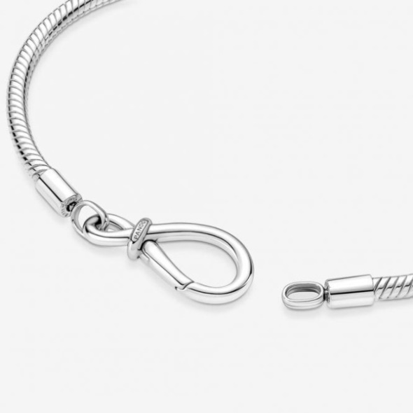 Moments Infinity Knot Snake Chain Bracelet Brand Pandora CA