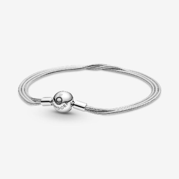 Moments Multi Pandora CA Snake Chain Bracelet