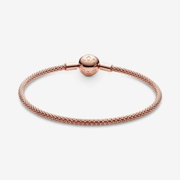 Moments Pandora CA Rose Mesh Bangle