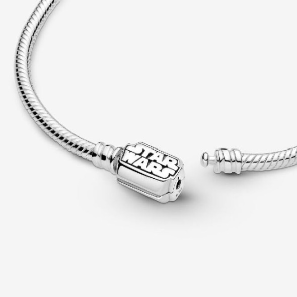 Moments Star Pandora CA Wars Snake Chain Clasp Bracelet