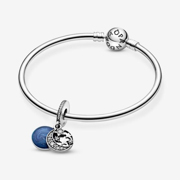 Moon Blue Sky Dangle Charm Pandora CA