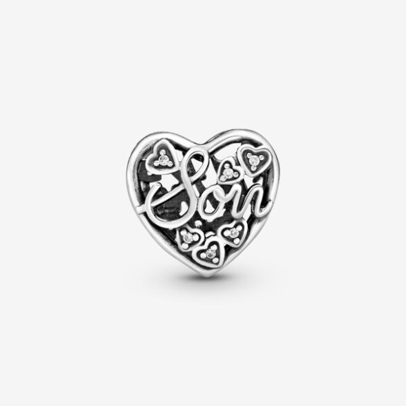 Mother And Son Script Openwork Charm-Final Sale Pandora CA