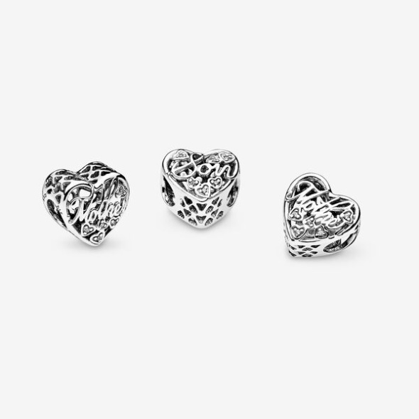 Mother And Son Script Openwork Charm-Final Sale Pandora CA