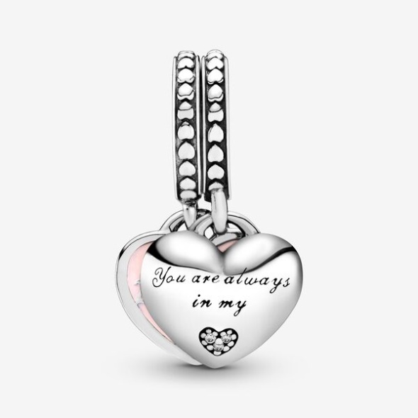 Mother Daughter Hearts Dangle Charm Pandora CA
