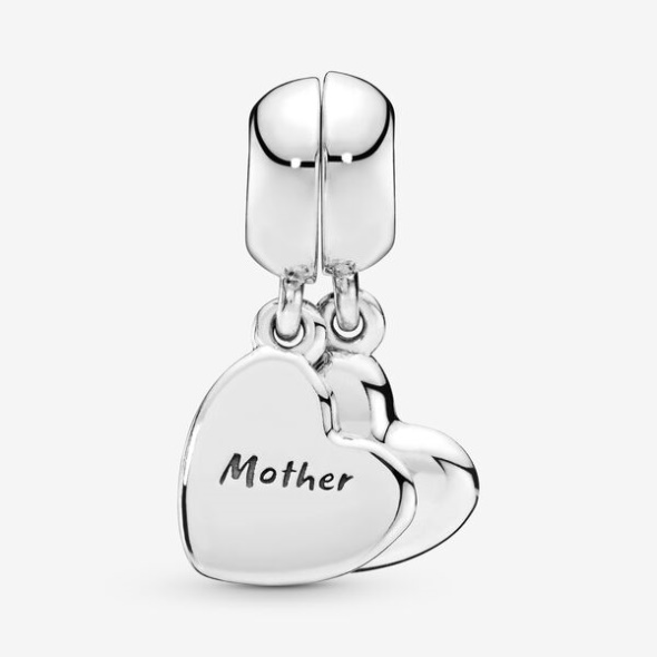 Mother Son Heart Split Dangle Charm Pandora CA