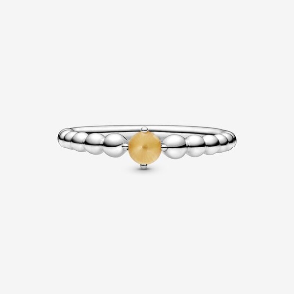 November Honey Beaded Ring Pandora CA