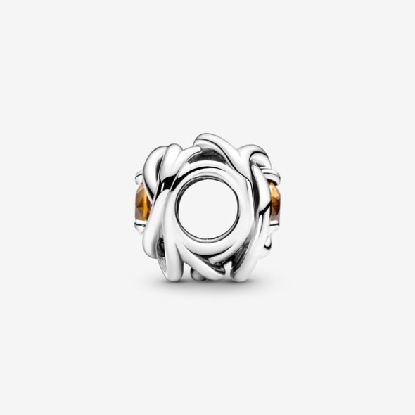 November Honey Eternity Circle Charm Pandora CA