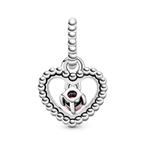 October Birthstone Heart Charms Pandora CA