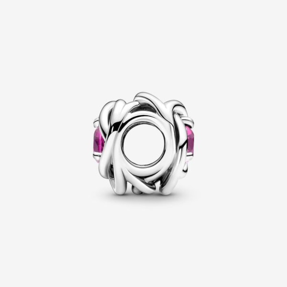 October Pink Eternity Circle Charm Pandora CA