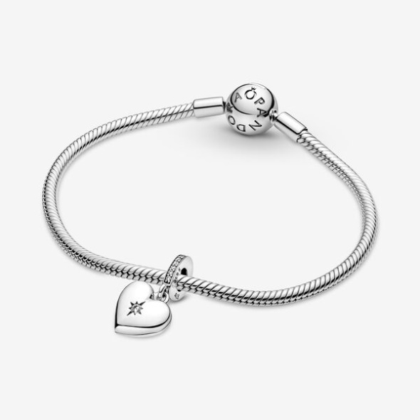 Openable Heart Locket Dangle Charm Pandora CA