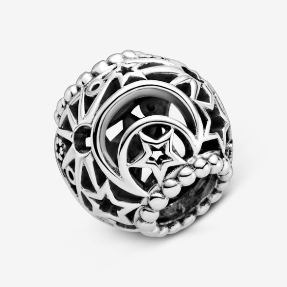 Openwork Sun Stars Moon Charm Pandora CA