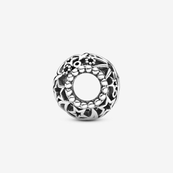 Openwork Sun Stars Moon Charm Pandora CA