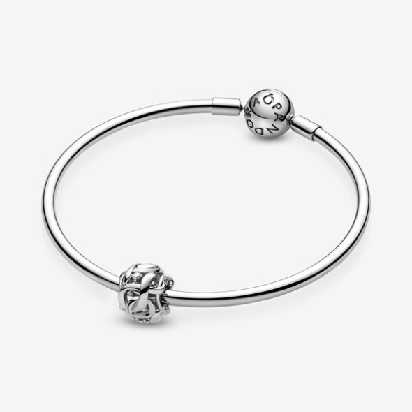 Openwork Woven Infinity Charm Pandora CA Sterling Silver