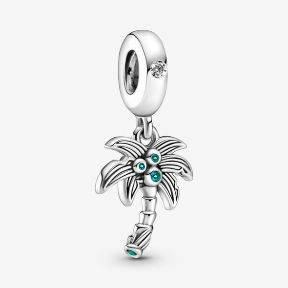 Palm Tree Coconuts Dangle Charm Pandora CA