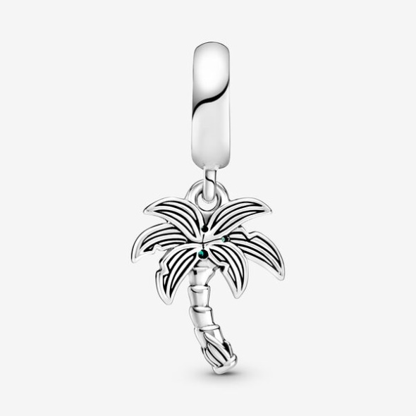 Palm Tree Coconuts Dangle Charm Pandora CA
