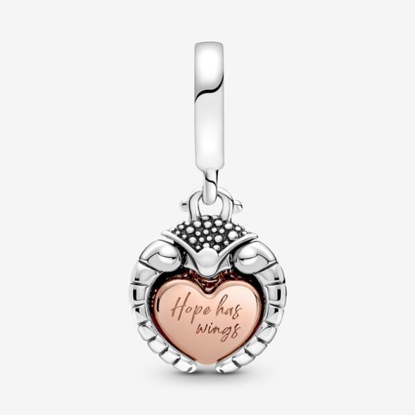 Pandora CA Club 2022 Ladybird Heart Dangle Charm