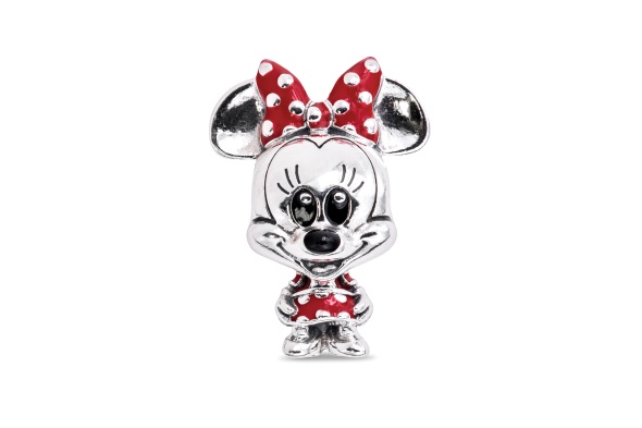 Pandora CA Disney Minnie Mouse Dotted Dress Bow Charm