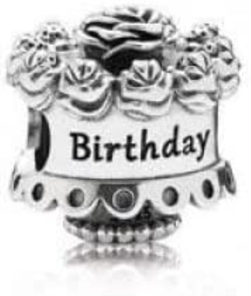 Pandora CA Happy Birthday Charm in 791289