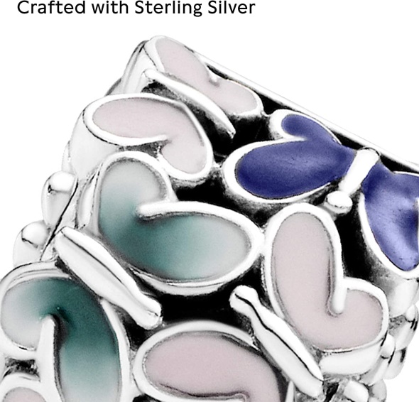 Pandora CA Jewelry Butterflies Clip Sterling Silver Charm