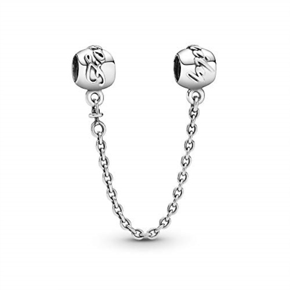 Pandora CA Jewelry Family Forever Safety Chain Sterling Silver Charm