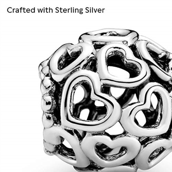 Pandora CA Jewelry Open Your Heart Sterling Silver Charm