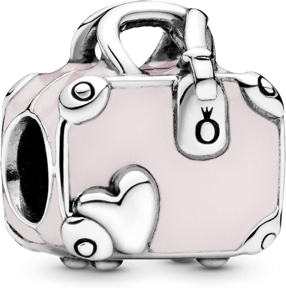 Pandora CA Jewelry Pink Travel Bag Sterling Silver Charm