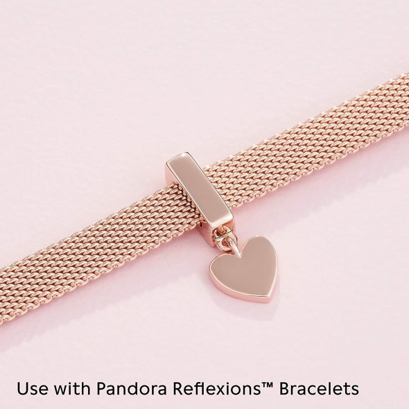 Pandora CA Jewelry Reflexions Heart Dangle Clip Charm