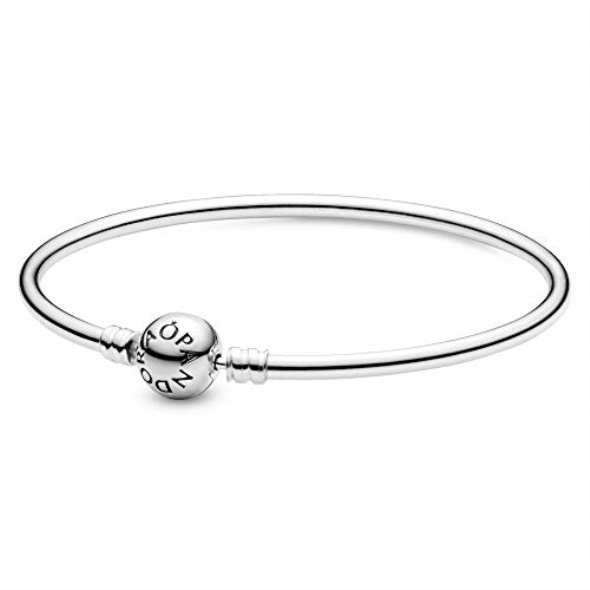Pandora CA Jewelry Sterling Silver Bangle Charm Bracelet