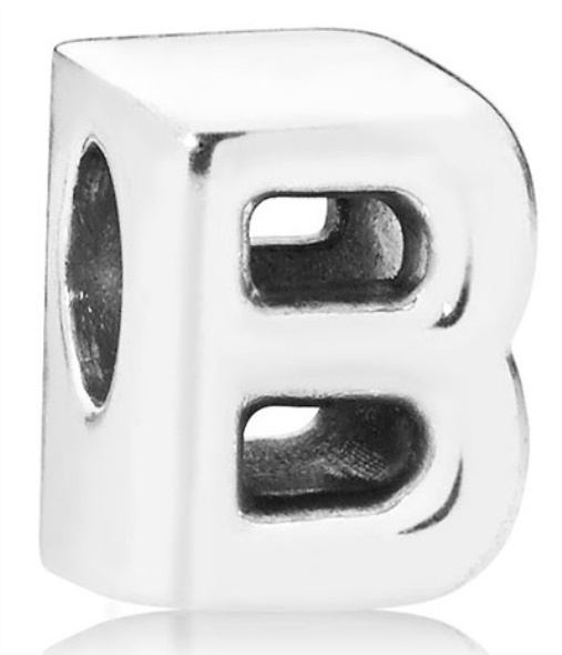 Pandora CA Letter B Charm