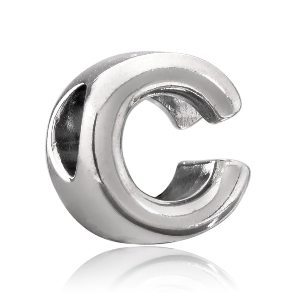 Pandora CA Letter C Charm In Sterling Silver 797457