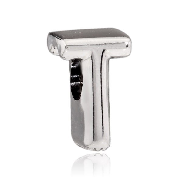 Pandora CA Letter T Charm In Sterling Silver