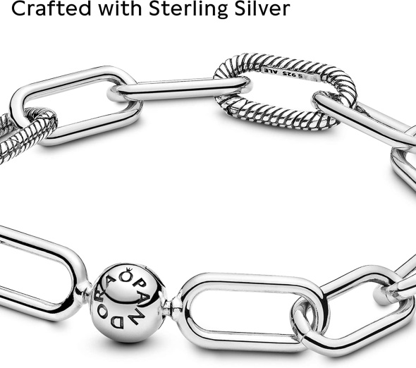 Pandora CA ME Jewelry Link Sterling Silver Bracelet